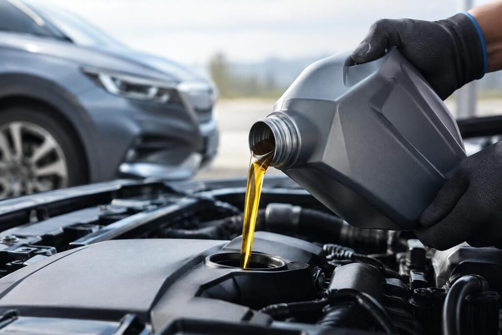 Araç üreticisinin yağ viskozitesi ve spesifikasyonuna göre 0W-20 motor yağı seçimi