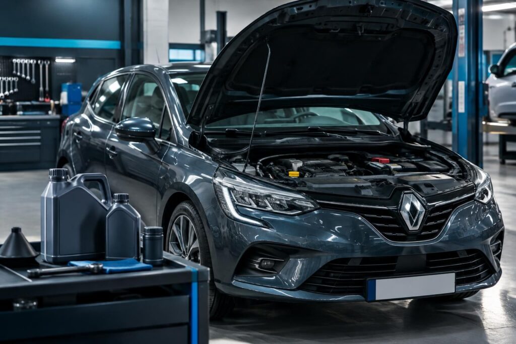 Renault Clio 1.0 TCe motor yağı seçerken araç kılavuzu ve Renault şartnamesini kontrol etme